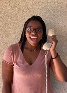 Picture of student caller, Amara B.